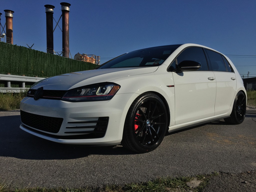 photo 1 Volkswagen GTI custom wheels Konig Oversteer  19x8.5, ET , tire size 235/35 R19. x ET 