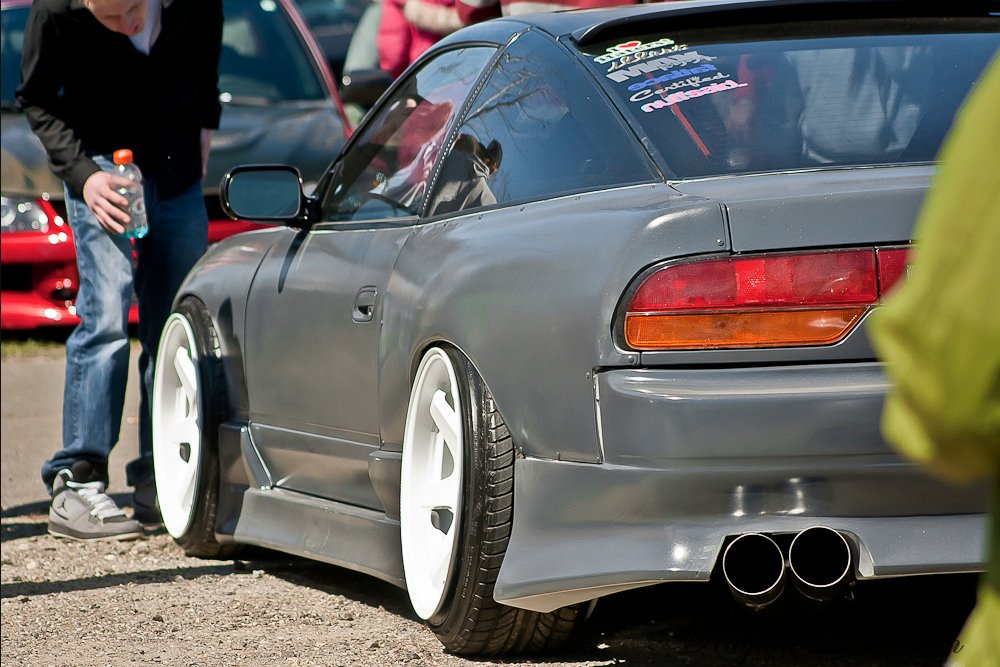 photo 2 Nissan S13 custom wheels Varrstoen 2.2.1 18x9.5, ET -3, tire size 215/35 R18. 18x10.5 ET-30 225/40 R18