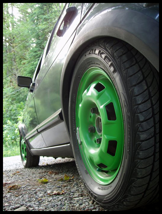 photo 2 Volkswagen Jetta custom wheels   13x4.5, ET +45, tire size 175/60 R13. x ET