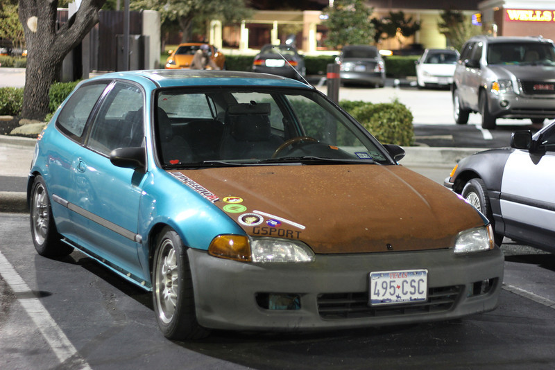 photo 1 Honda Civic custom wheels Work  RSB  15x6.5, ET +42, tire size 205/50 R15. x ET