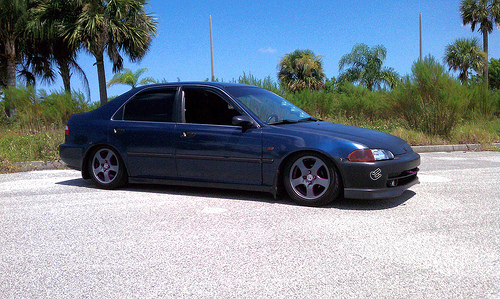 photo 1 Honda Civic custom wheels GSR Fat x, ET , tire size 195/50 R. x ET
