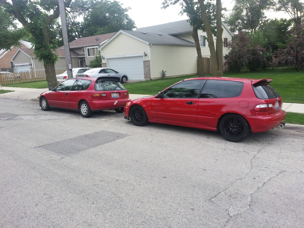 photo 1 Honda Civic custom wheels   15x7.0, ET , tire size 195/55 R15. x ET