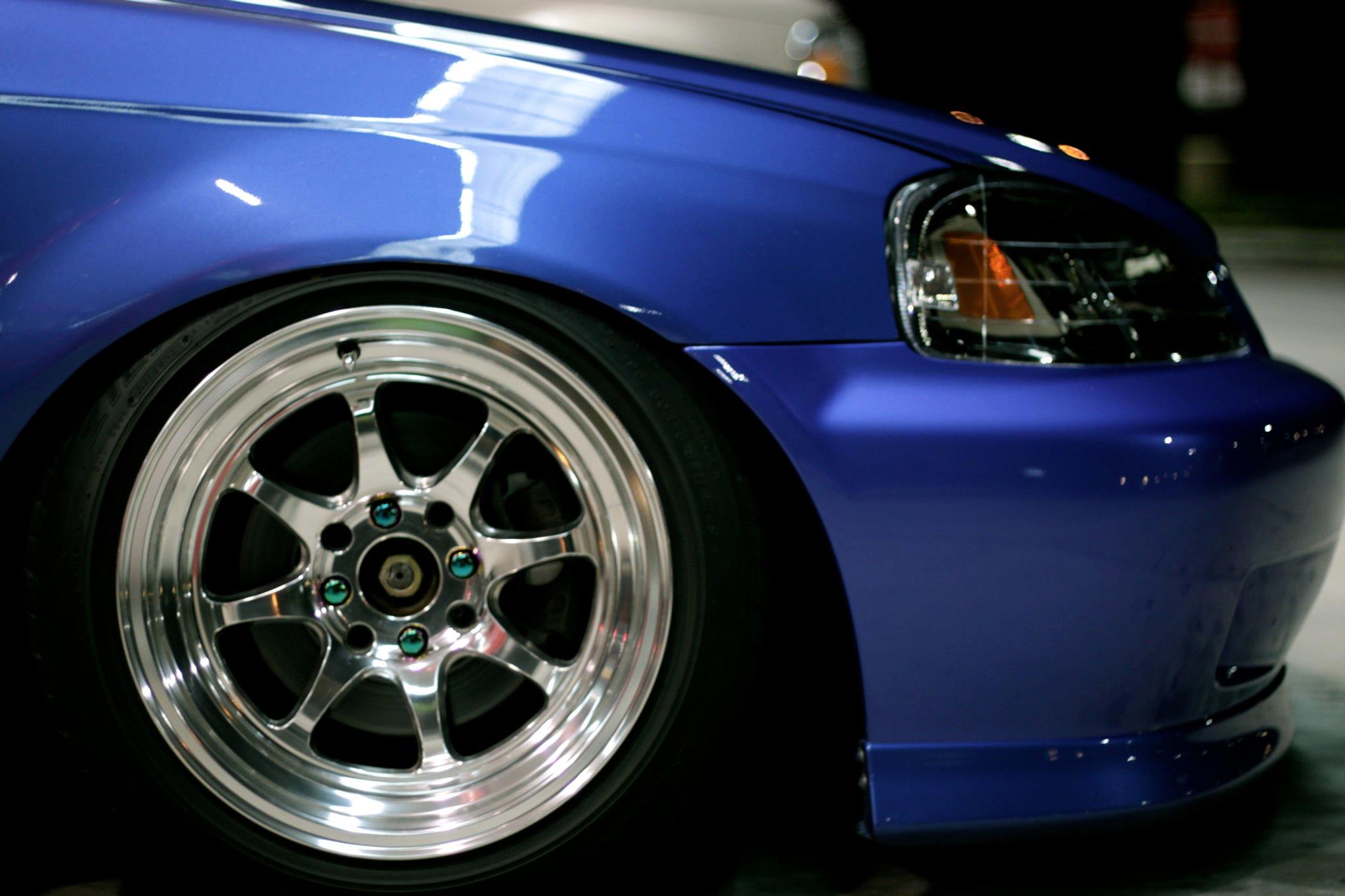 photo 1 Honda Civic custom wheels Drag DR-54 15x8.25, ET +15, tire size 195/50 R15. x ET 195/50 R