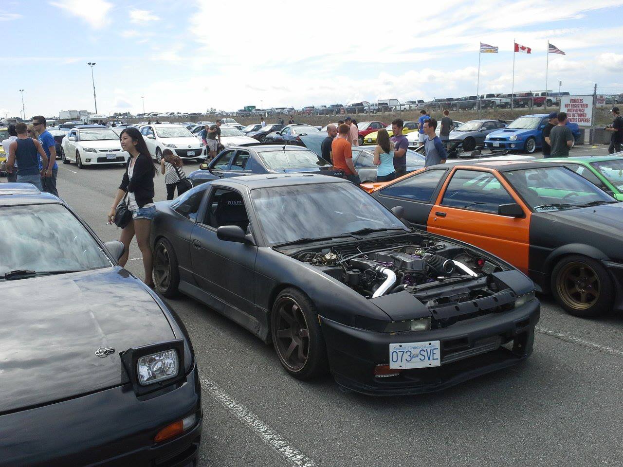 photo 9 Nissan S13 custom wheels Rota Grid 18x9.5, ET +15, tire size 225/40 R18. 18x9.5 ET+12