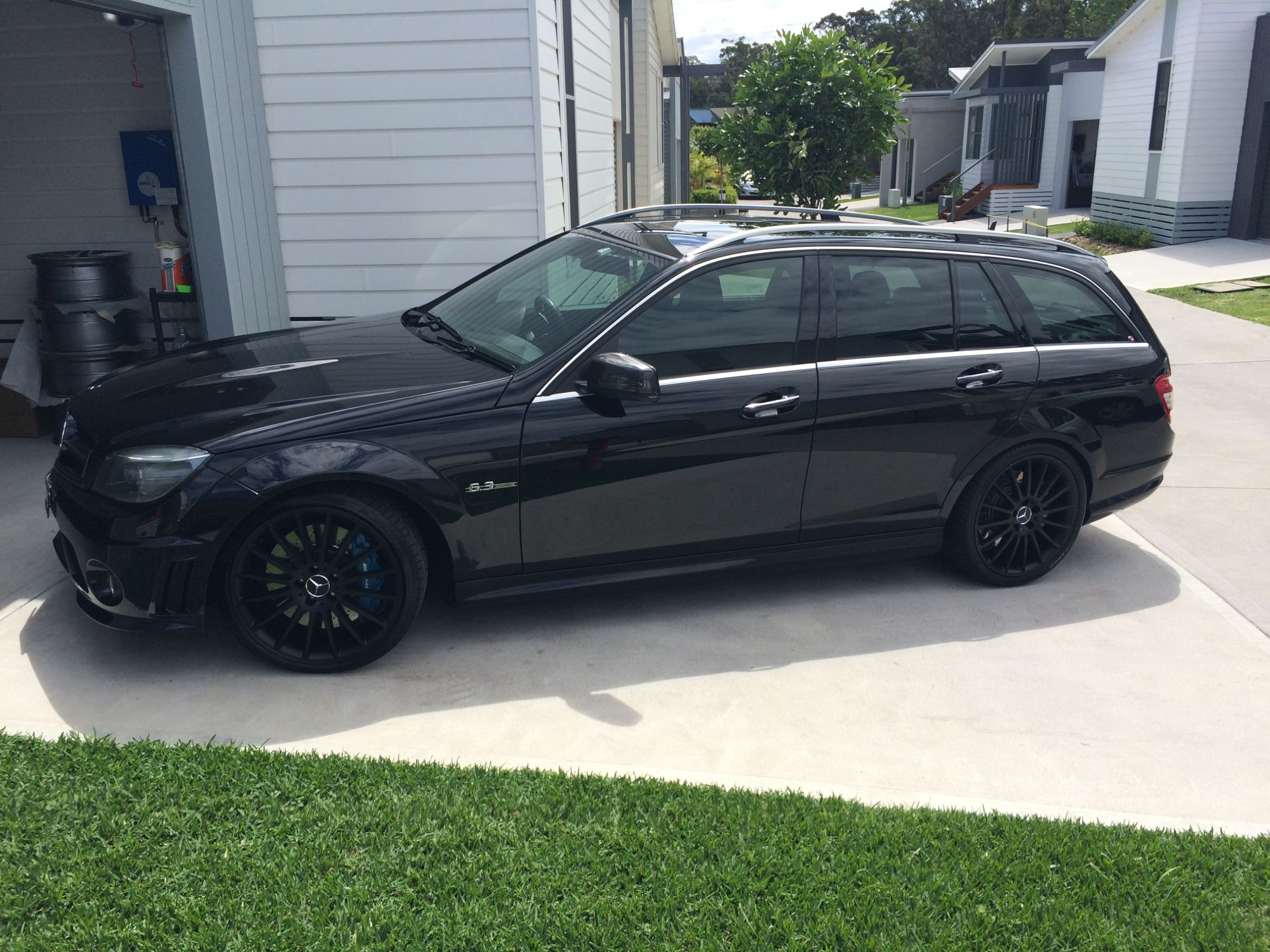 photo 1 Mercedes-Benz C-Class custom wheels AMG  Multispokes  19x8.5, ET +45, tire size 235/35 R19. 19x9.5 ET+53 265/30 R19