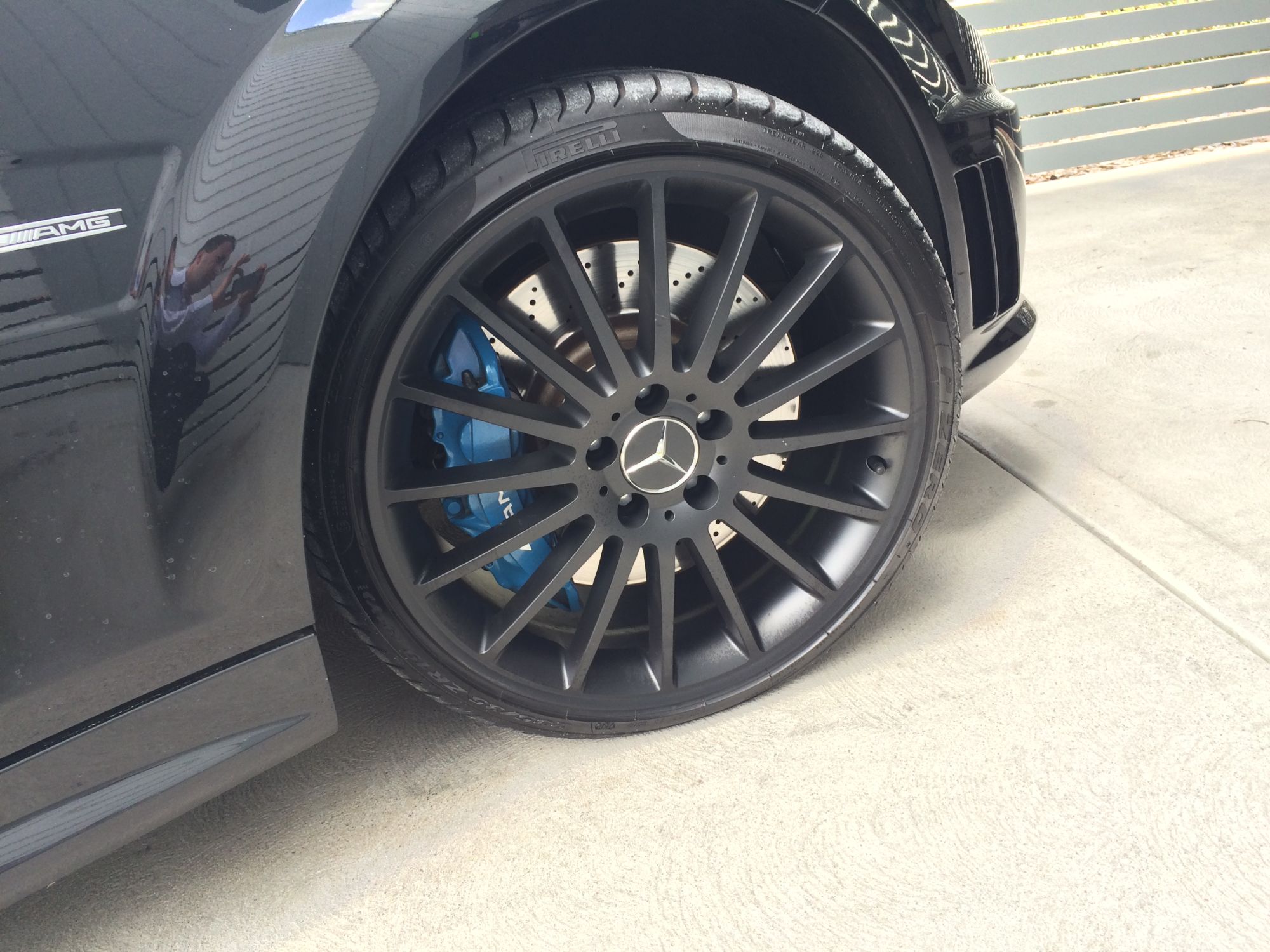 photo 2 Mercedes-Benz C-Class custom wheels AMG  Multispokes  19x8.5, ET +45, tire size 235/35 R19. 19x9.5 ET+53 265/30 R19