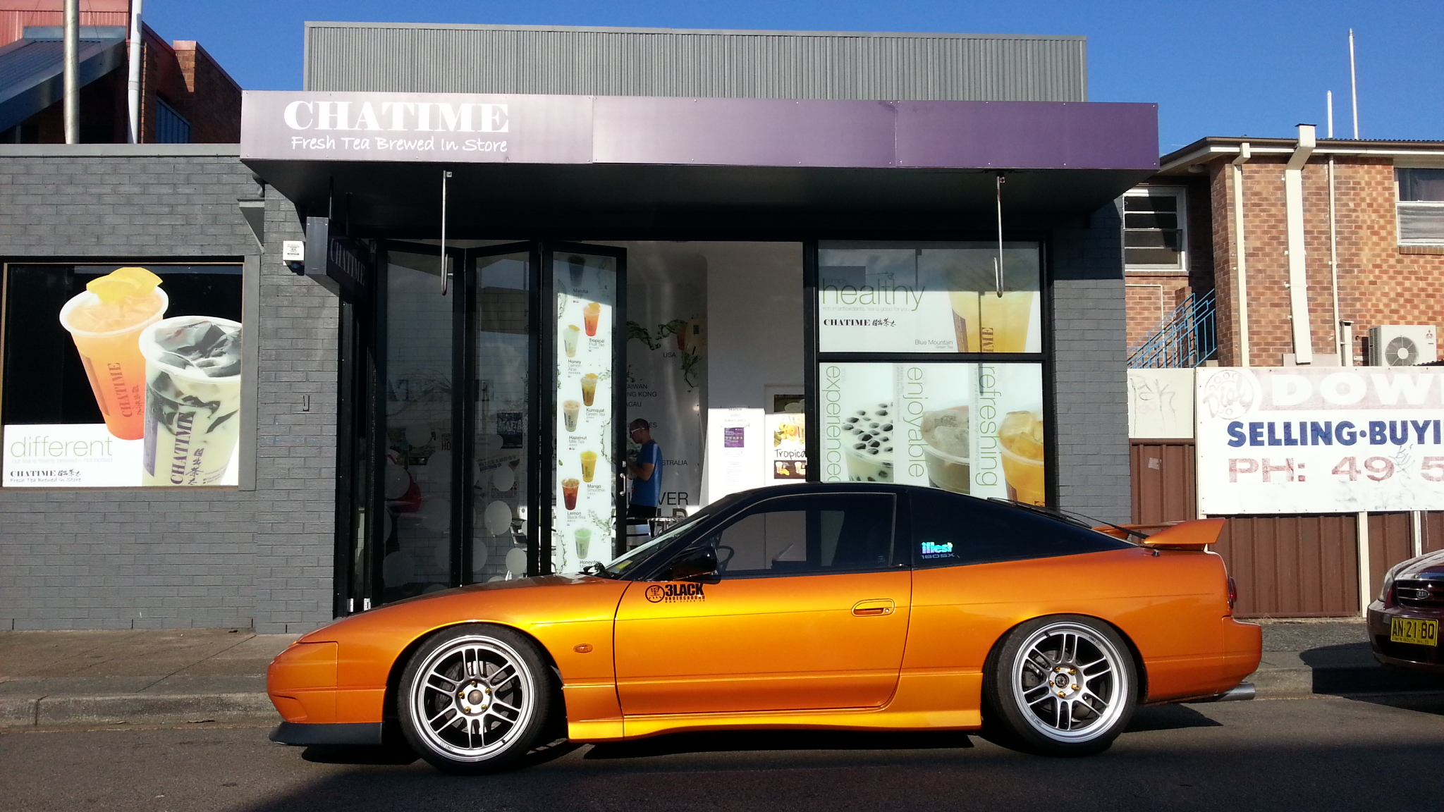 photo 6 Nissan S13 custom wheels Enkei RPF1 18x9.5, ET 0, tire size 215/40 R18. 18x9.5 ET+10 225/40 R18