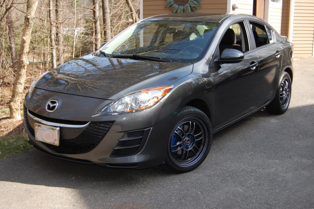 photo 1 Mazda Mazda3 custom wheels Enkei  RPF-1 17x8.0, ET +45, tire size 225/45 R17. x ET