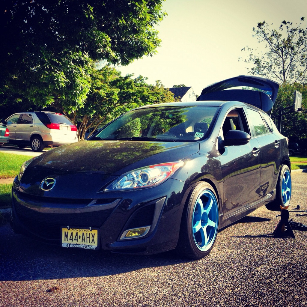 photo 1 Mazda Mazda3 custom wheels Kosei  K3 18x8.5, ET +30, tire size 225/45 R18. x ET 