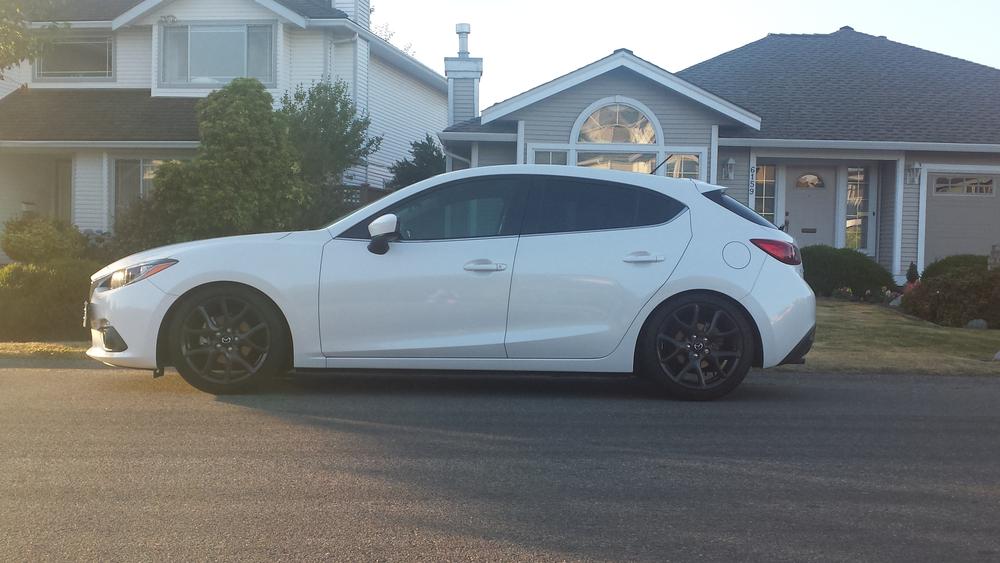 photo 3 Mazda Mazda3 custom wheels OEM Mazda Mazdaspeed3  18x7.5, ET +52, tire size 215/45 R18. x ET 