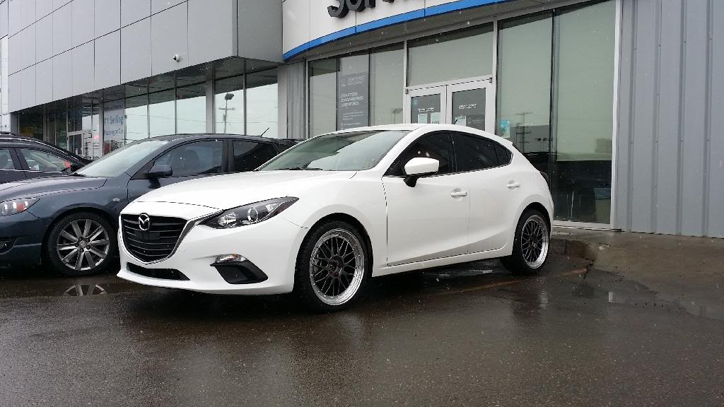 photo 1 Mazda Mazda3 custom wheels EuroTek  UO3 19x8.5, ET +45, tire size 235/35 R19. x ET 
