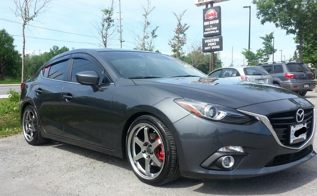 photo 1 Mazda Mazda3 custom wheels Varrstoen  ES2  18x8.5, ET +45, tire size 225/40 R18. x ET 