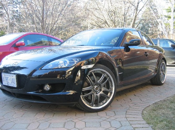 photo 1 Mazda RX-8 custom wheels Volk GT-V 19x8.5, ET , tire size X R19. 19x9.5 ET