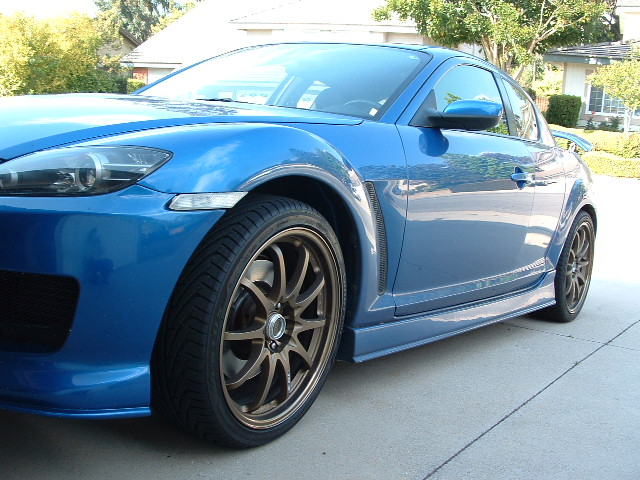 photo 1 Mazda RX-8 custom wheels Volk CE28N 19x8.0, ET +35, tire size 245/35 R19. 19x9.0 ET+44 275/30 R19