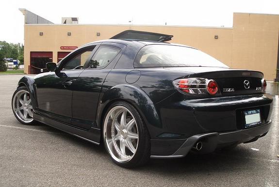 photo 4 Mazda RX-8 custom wheels Axis  7MOD  20x9.0, ET , tire size 245/35 R20. 20x10.0 ET 275/30 R20