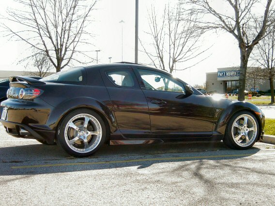photo 2 Mazda RX-8 custom wheels   19x8.5, ET , tire size X R19. 19x9.5 ET 