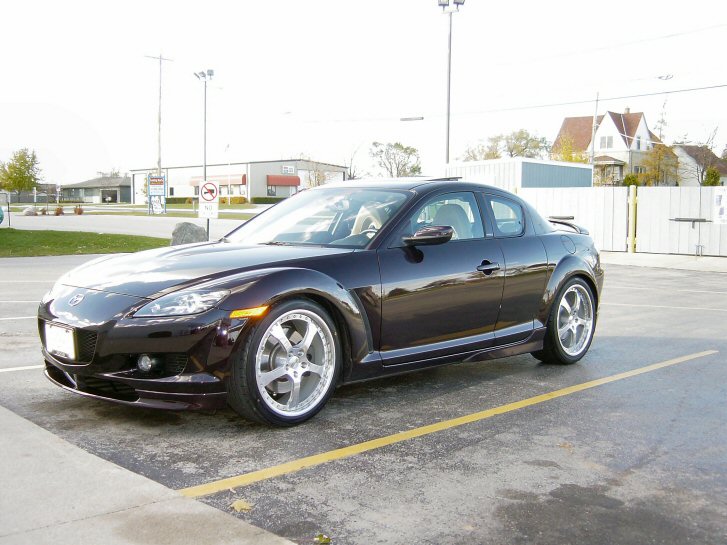 photo 4 Mazda RX-8 custom wheels   19x8.5, ET , tire size X R19. 19x9.5 ET 