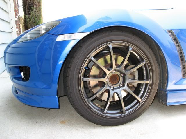 photo 1 Mazda RX-8 custom wheels Advan  Racing RS 18x8.5, ET , tire size 245/40 R18. x ET 