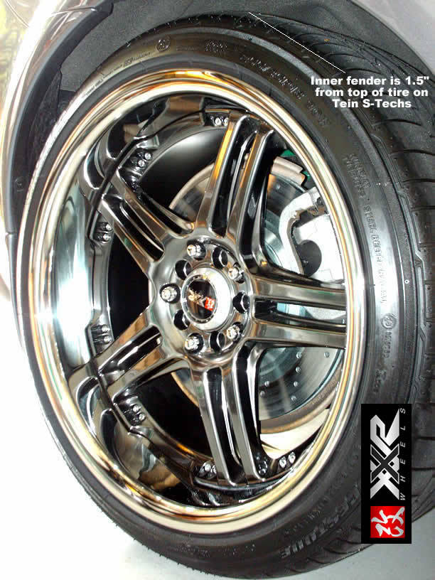photo 3 Mazda RX-8 custom wheels XXR  502 18x8.5, ET +35, tire size 255/35 R18. 18x9.5 ET+35 275/35 R18