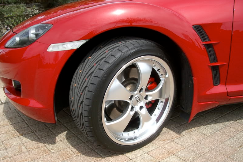 photo 1 Mazda RX-8 custom wheels AZA  Z-08 18x8.5, ET , tire size 235/40 R18. 18x9.5 ET 265/35 R18