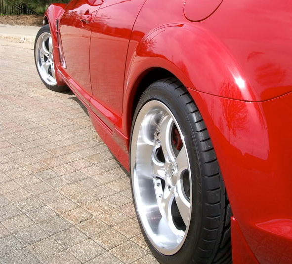 photo 3 Mazda RX-8 custom wheels AZA  Z-08 18x8.5, ET , tire size 235/40 R18. 18x9.5 ET 265/35 R18