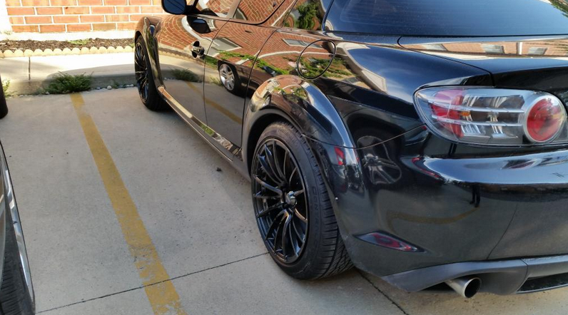 photo 1 Mazda RX-8 custom wheels Weds SA15R  18x9.5, ET +38, tire size 245/40 R18. x ET