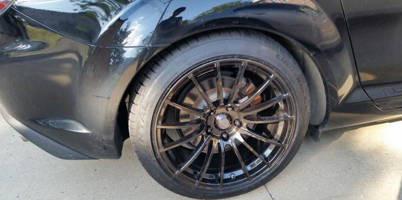 photo 3 Mazda RX-8 custom wheels Weds SA15R  18x9.5, ET +38, tire size 245/40 R18. x ET