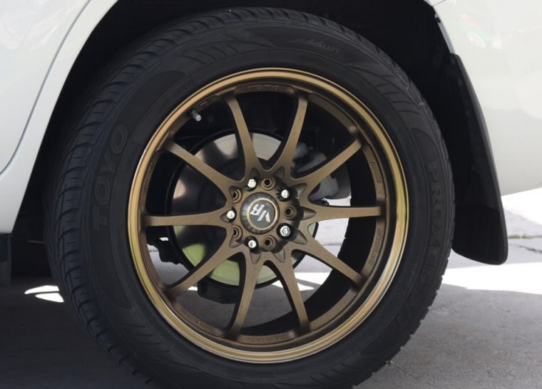 photo 2 Toyota RAV4 custom wheels Volk  CE28N  19x8.5, ET +22, tire size X R19. x ET