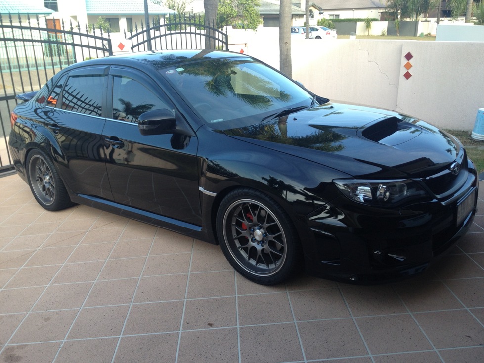 photo 1 Subaru Impreza WRX custom wheels KOYA BS TEK 18x9.0, ET +35, tire size 275/35 R18. x ET