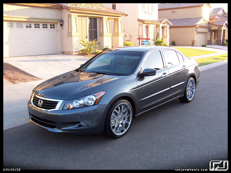 photo 1 Honda Accord custom wheels RonJon  Legend Type II 20x8.5, ET +52, tire size 245/35 R20. x ET