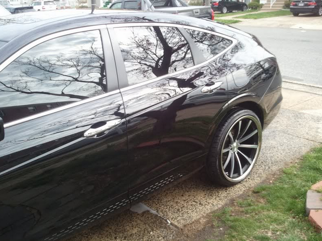 photo 2 Honda Crosstour custom wheels Vossen cv1 22x, ET , tire size X R22. x ET
