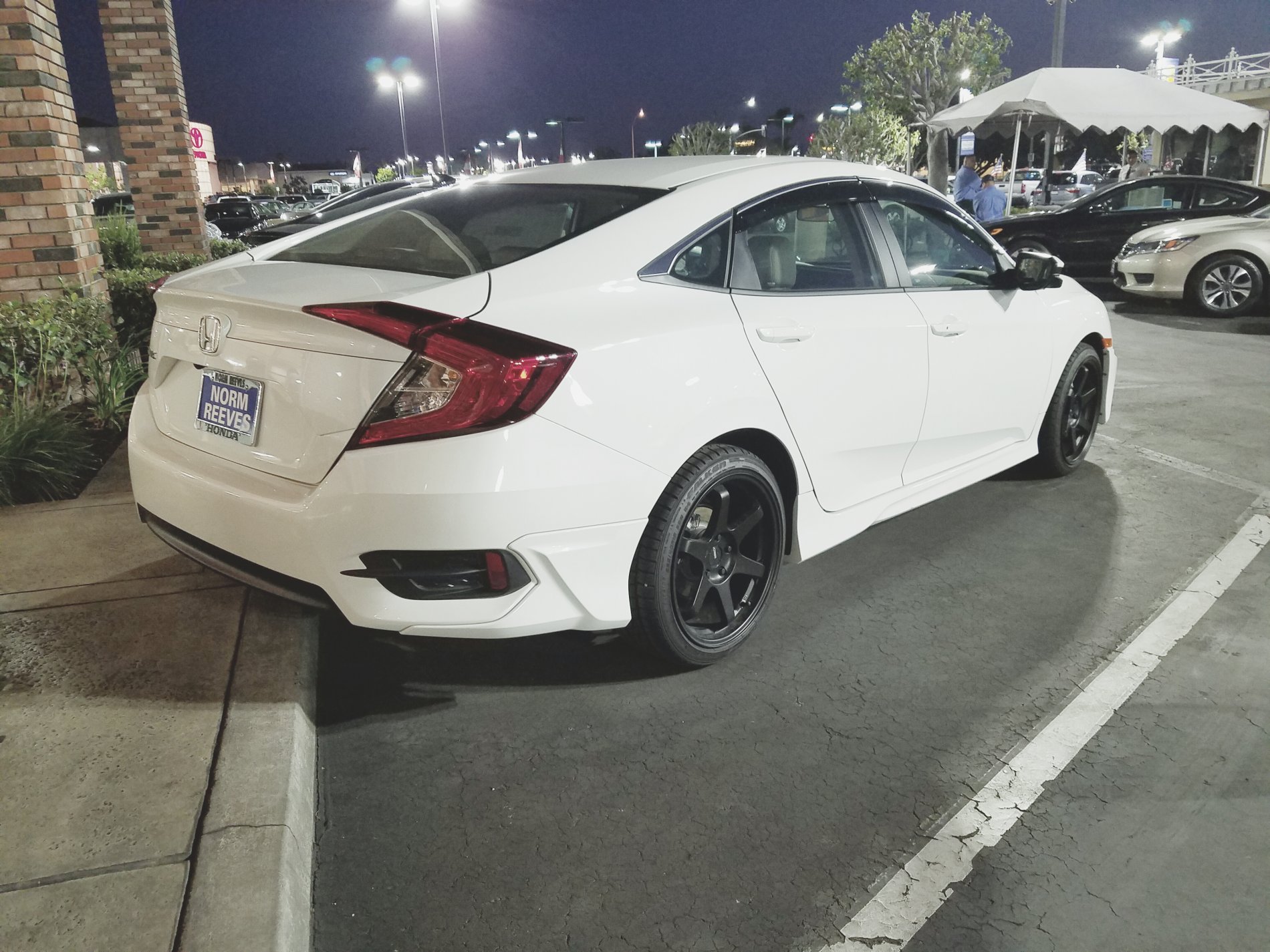 photo 2 Honda Civic custom wheels   18x, ET , tire size 225/40 R18. x ET 