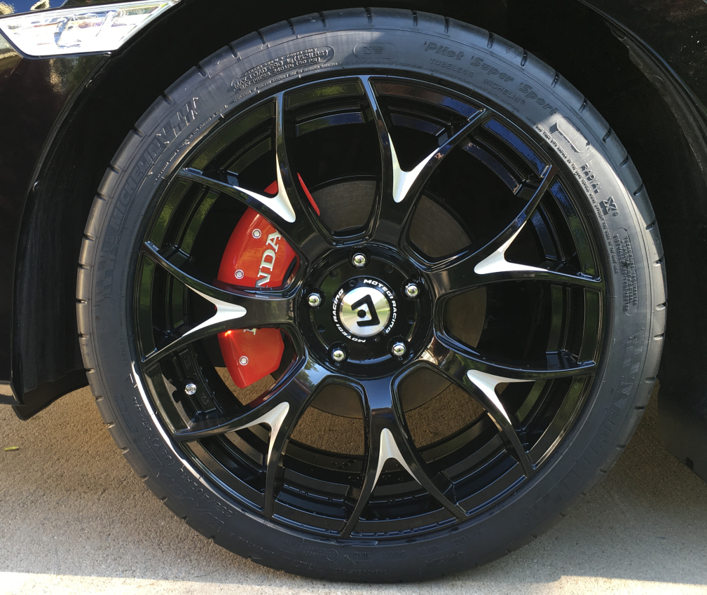 photo 3 Honda Civic custom wheels Motegi  MR126 18x8.0, ET , tire size 235/40 R18. x ET