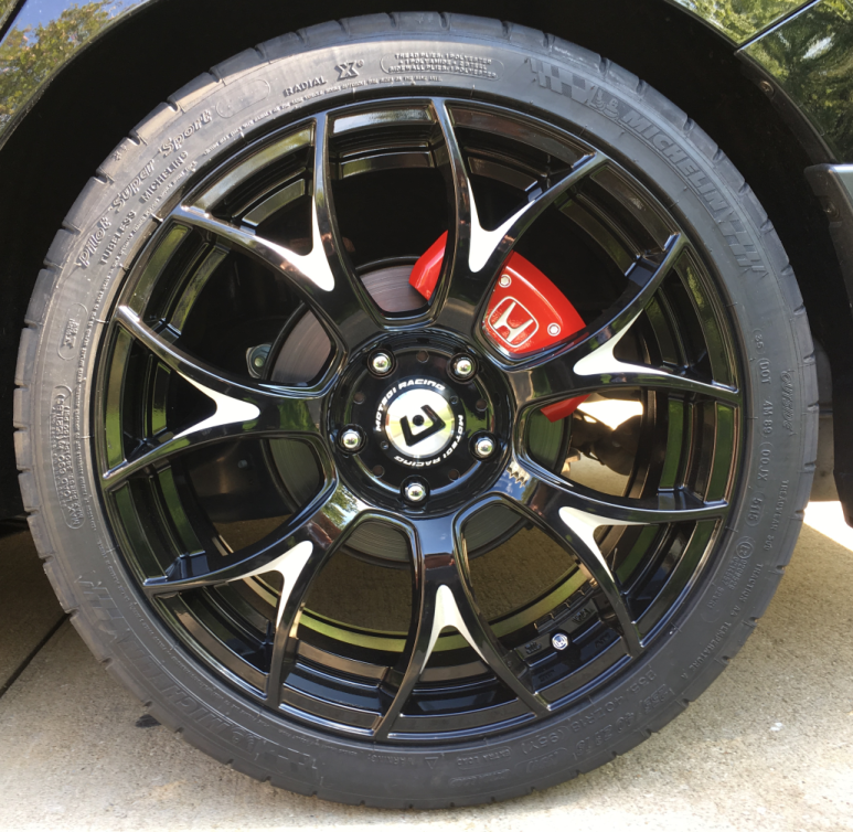 photo 4 Honda Civic custom wheels Motegi  MR126 18x8.0, ET , tire size 235/40 R18. x ET