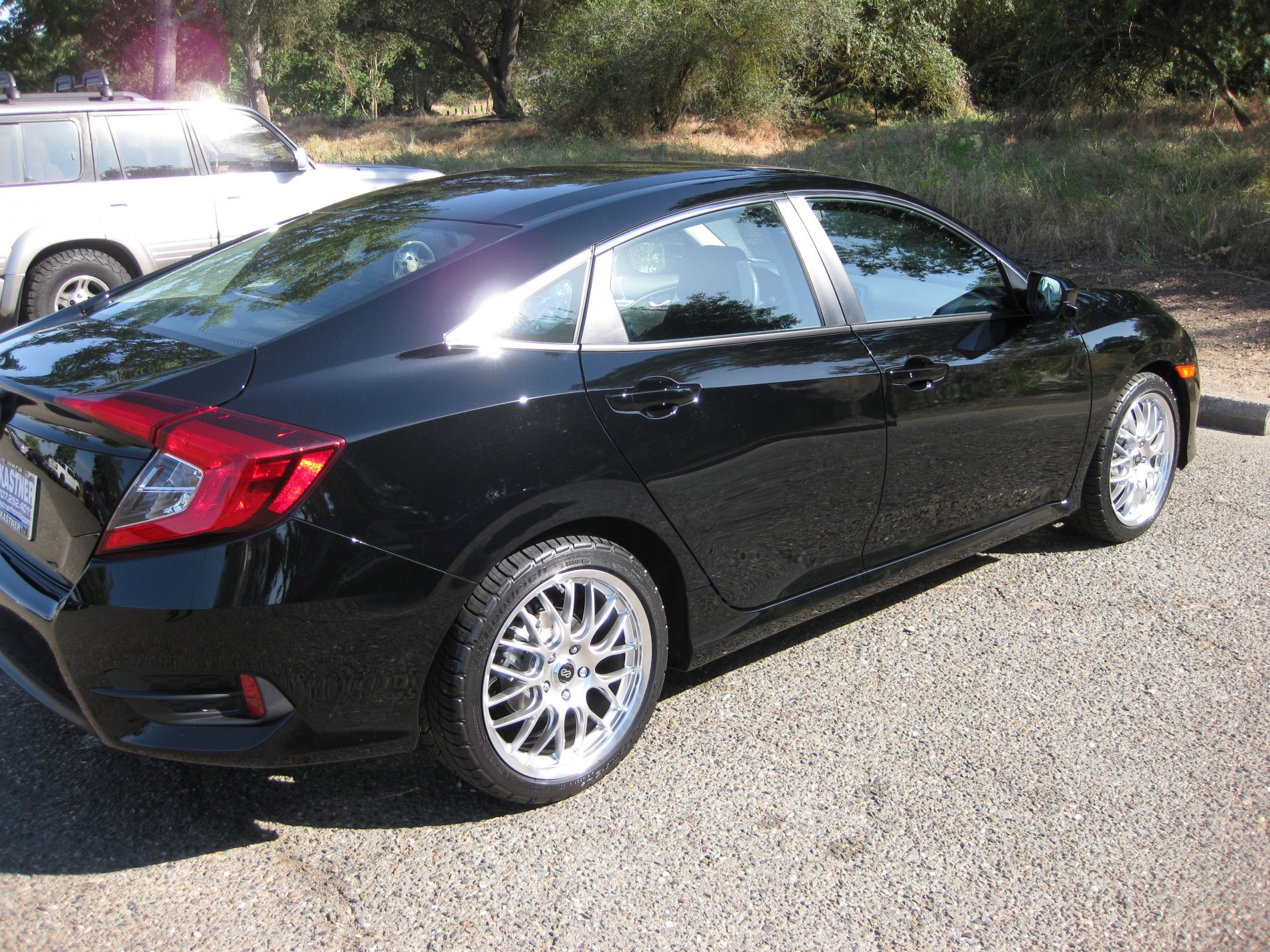 photo 3 Honda Civic custom wheels Enkei Lusso 18x7.5, ET +42, tire size 215/45 R18. x ET