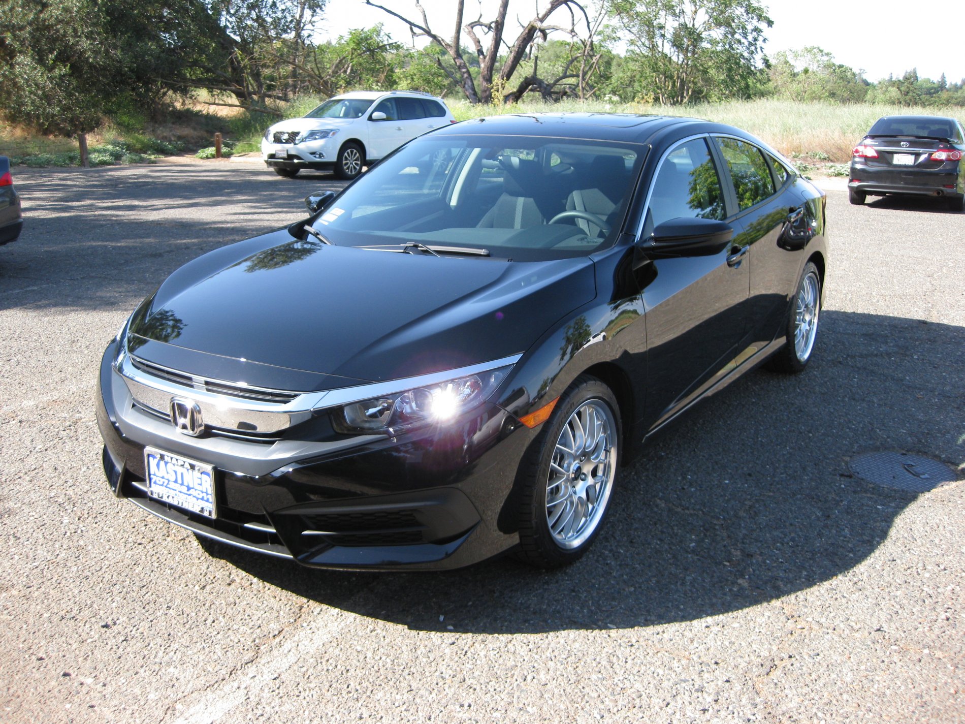 photo 4 Honda Civic custom wheels Enkei Lusso 18x7.5, ET +42, tire size 215/45 R18. x ET