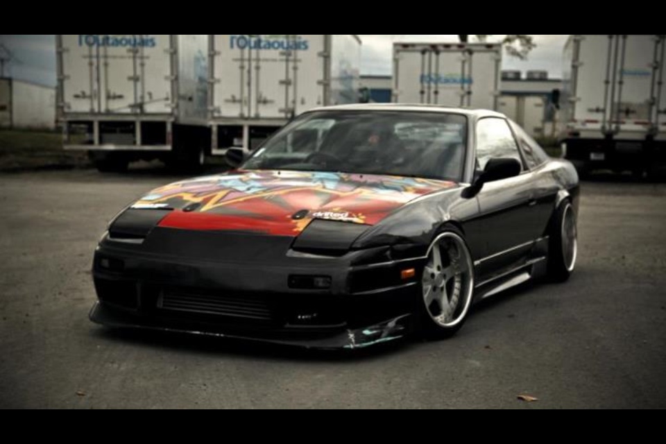 photo 1 Nissan S13 custom wheels Work Equip 17x9.0, ET 0, tire size 205/45 R17. 17x10.0 ET-14 225/45 R17