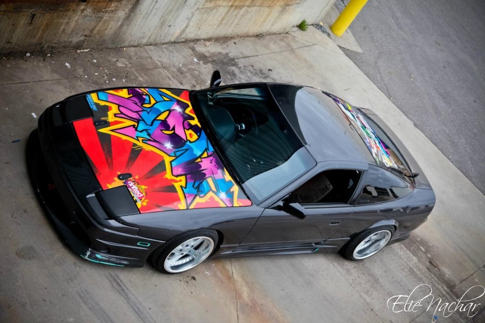 photo 6 Nissan S13 custom wheels Work Equip 17x9.0, ET 0, tire size 205/45 R17. 17x10.0 ET-14 225/45 R17