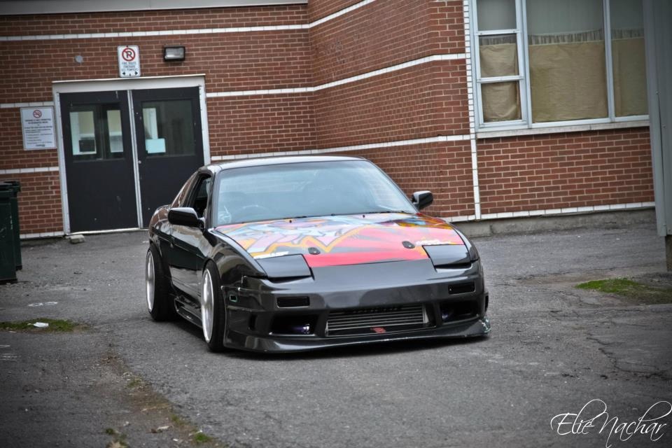 photo 9 Nissan S13 custom wheels Work Equip 17x9.0, ET 0, tire size 205/45 R17. 17x10.0 ET-14 225/45 R17