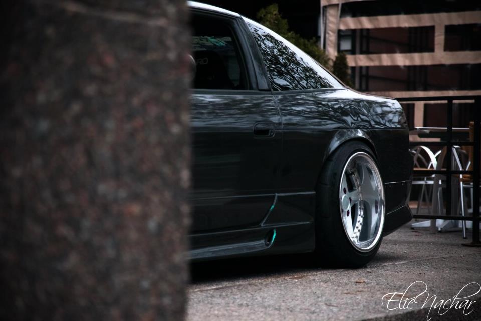 photo 11 Nissan S13 custom wheels Work Equip 17x9.0, ET 0, tire size 205/45 R17. 17x10.0 ET-14 225/45 R17