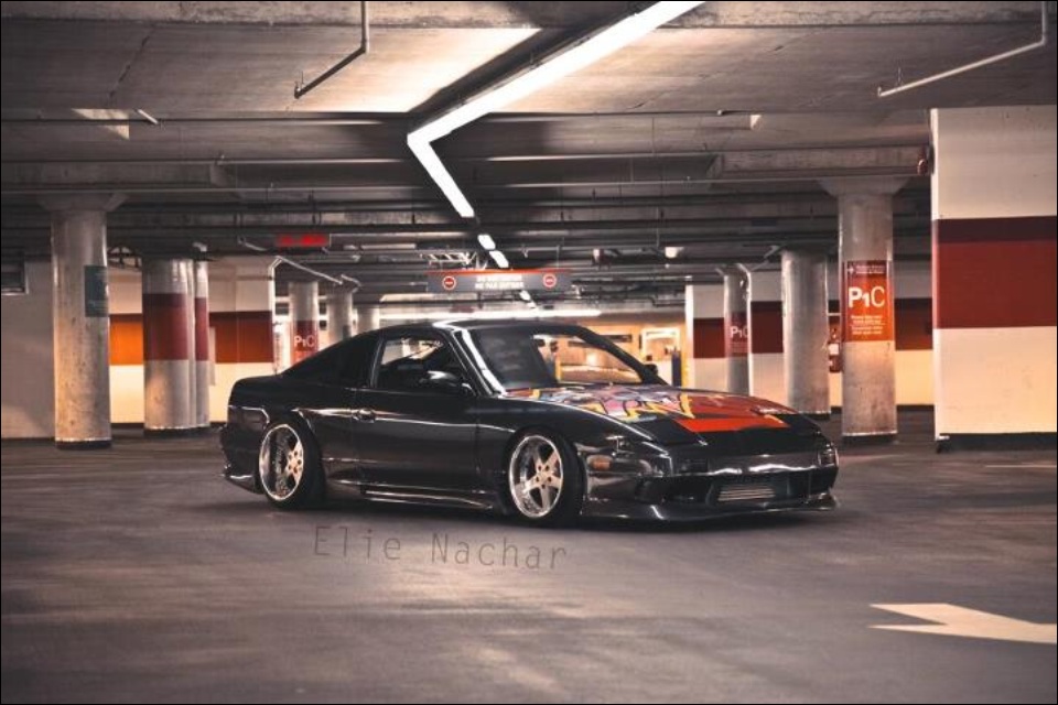 photo 14 Nissan S13 custom wheels Work Equip 17x9.0, ET 0, tire size 205/45 R17. 17x10.0 ET-14 225/45 R17