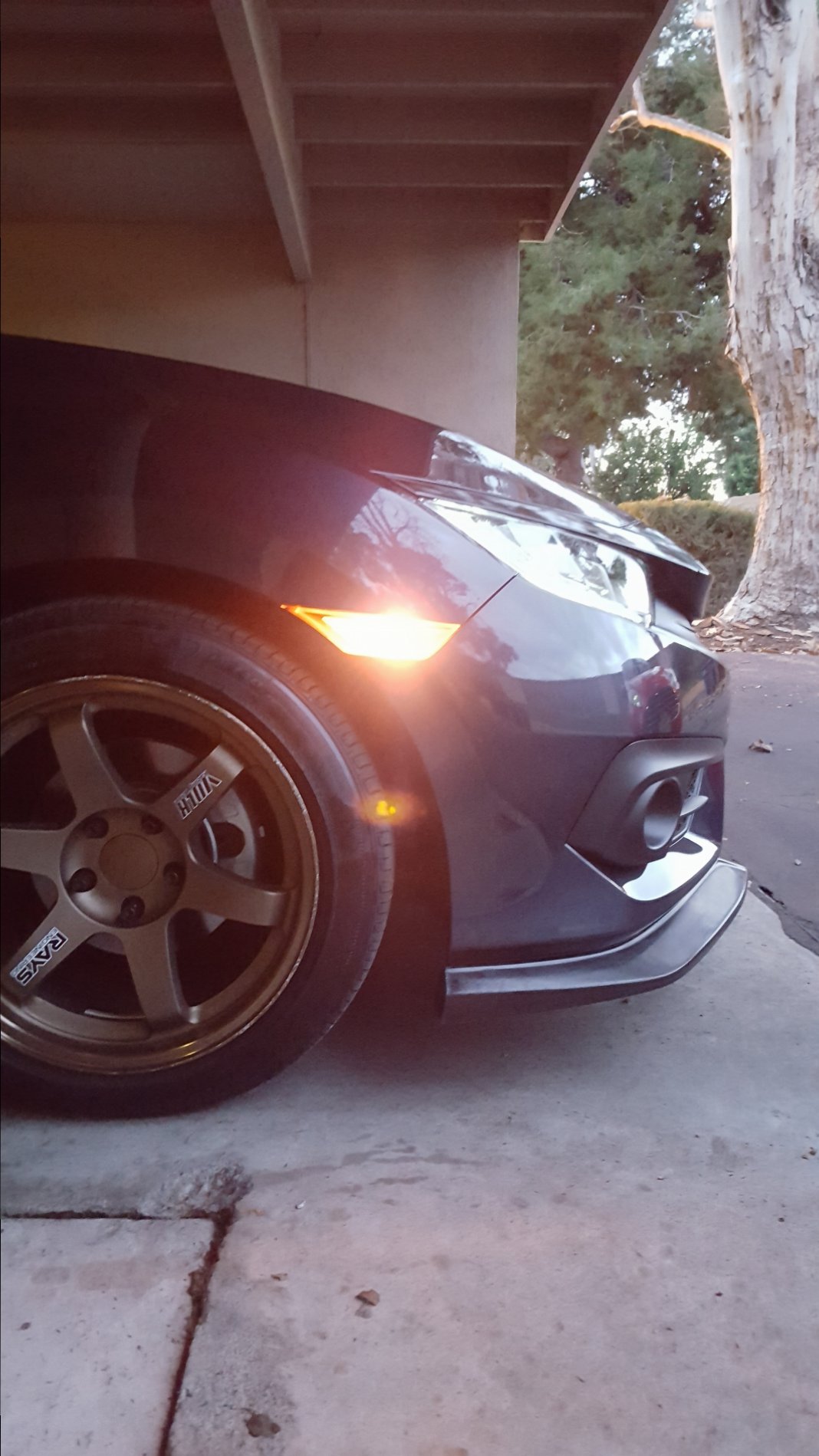 photo 2 Honda Civic custom wheels Volk  TE37 17x9.0, ET , tire size X R17. 17x9.5 ET 