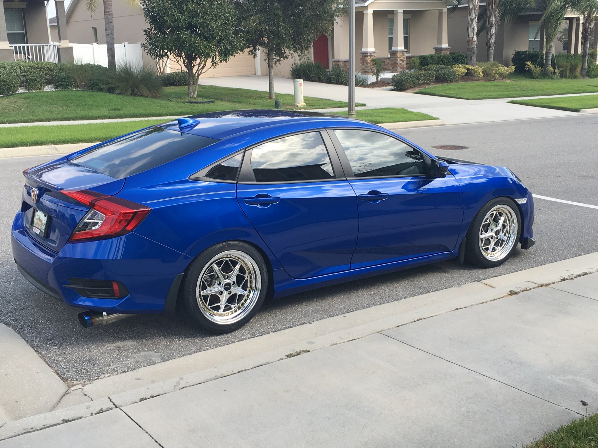 photo 3 Honda Civic custom wheels ARC  AR-02 18x8.5, ET +30, tire size 245/40 R18. 18x9.5 ET+35 255/40 R18