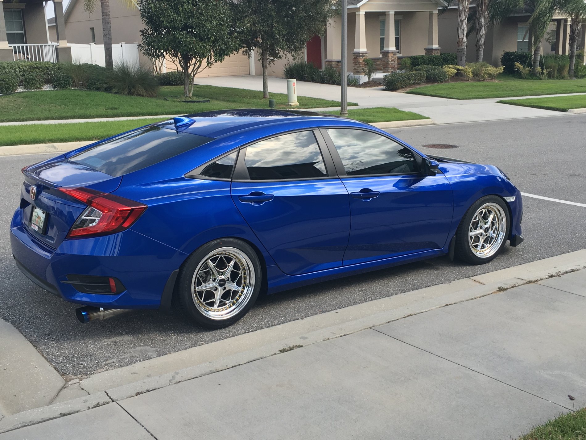 photo 5 Honda Civic custom wheels ARC  AR-02 18x8.5, ET +30, tire size 245/40 R18. 18x9.5 ET+35 255/40 R18