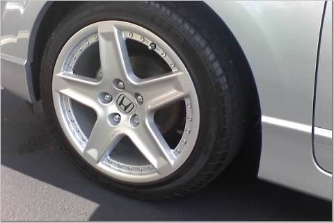 photo 3 Honda Civic custom wheels OEM Acura TL 17x8.0, ET +42, tire size 225/45 R17. x ET 