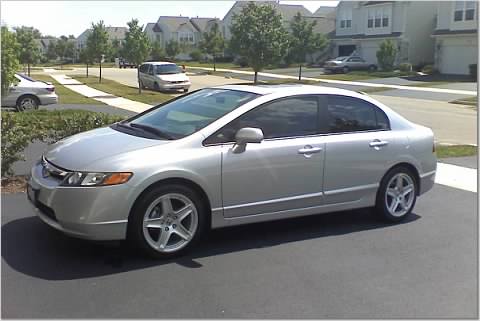 photo 1 Honda Civic custom wheels OEM Acura TL 17x8.0, ET +42, tire size 225/45 R17. x ET 