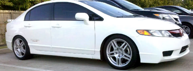 photo 1 Honda Civic custom wheels OEM Acura TL 17x, ET , tire size 235/40 R17. x ET 225/45 R