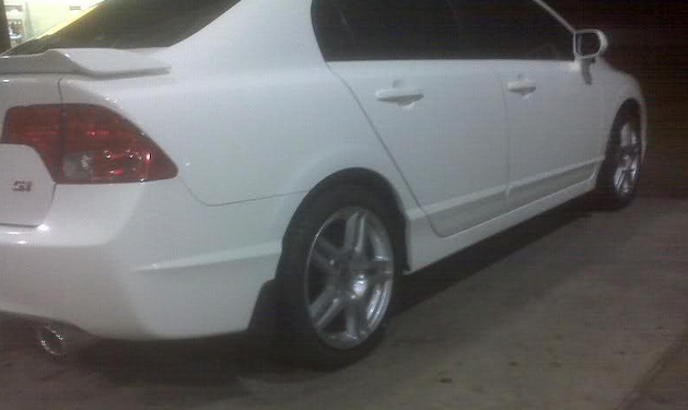 photo 1 Honda Civic custom wheels   17x8.0, ET +45, tire size 235/40 R17. x ET