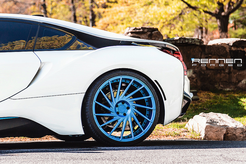 photo 3 BMW i8 custom wheels Rennen   22x9.0, ET , tire size X R22. 22x10.5 ET 