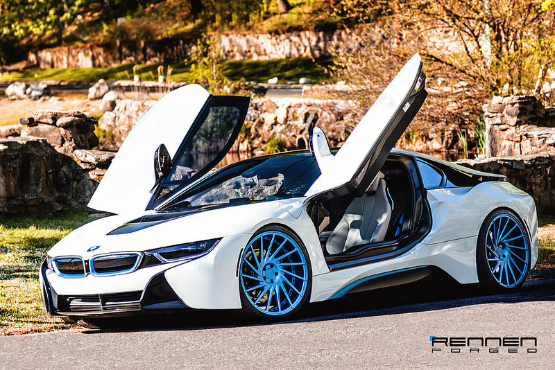 photo 5 BMW i8 custom wheels Rennen   22x9.0, ET , tire size X R22. 22x10.5 ET 
